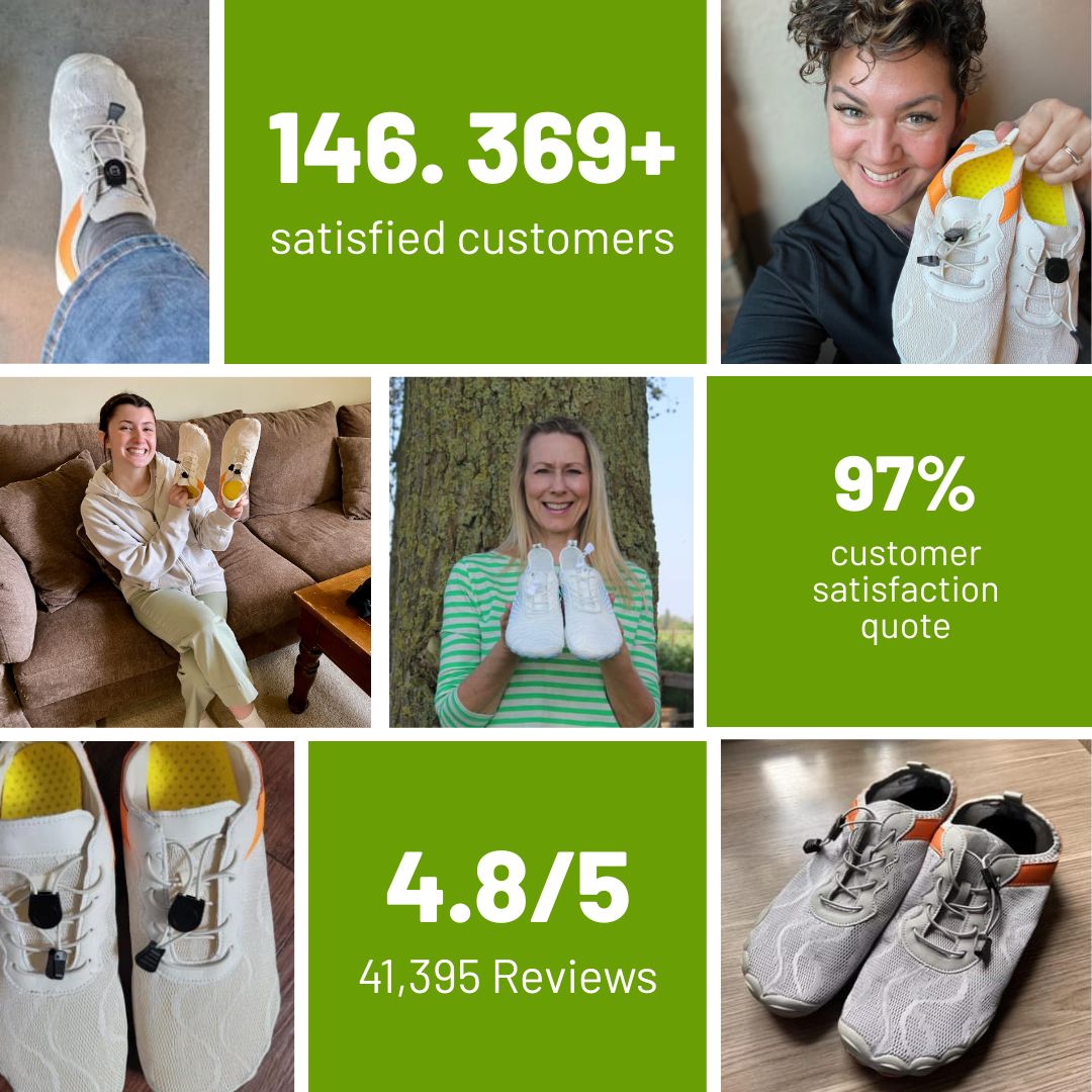 FreeStep - ergonomic, pain relieving & waterproof barefoot shoes - Limited Edition (Buy One, Get One Free)