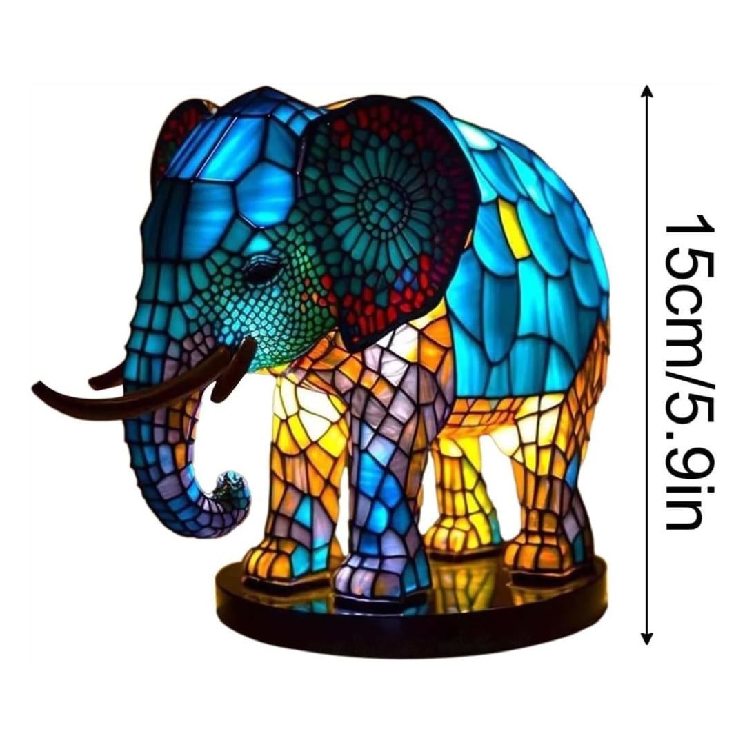 Light Elephant - a handmade lamp that makes hearts shine