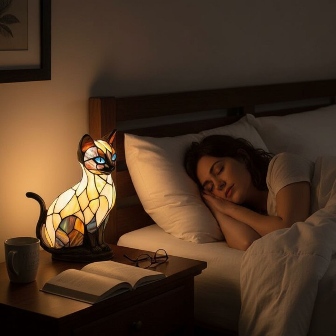Luna luminous cat 2026 - handmade lamp that makes hearts shine