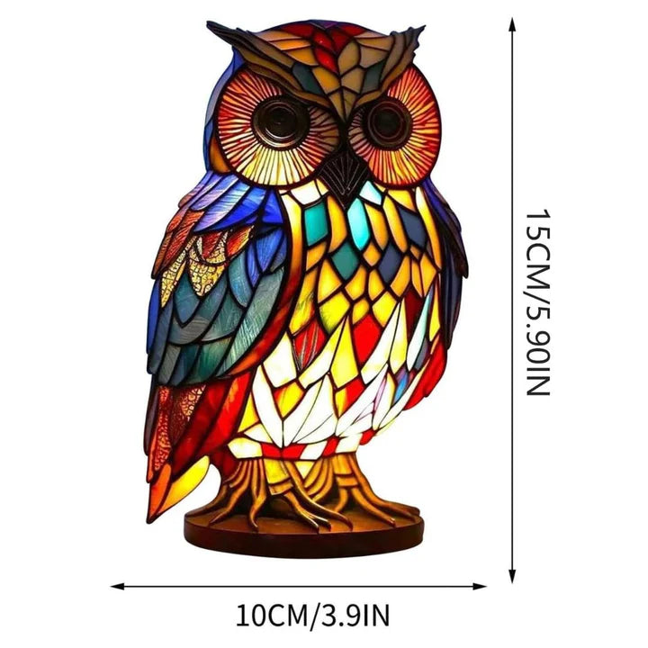 Light Owl - handmade lamp that makes hearts shine