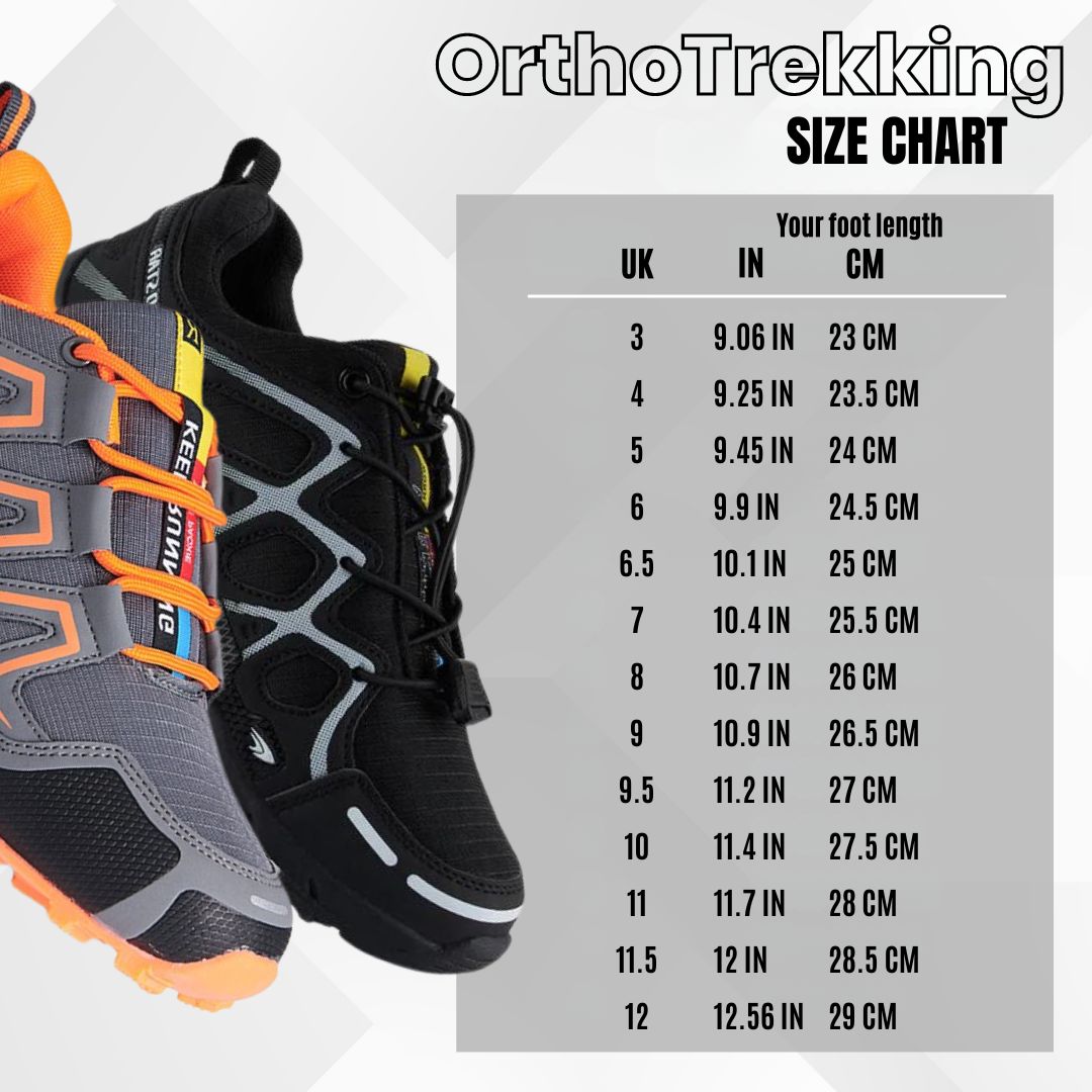 OrthoTrekking (2026) - ergonomic walking and hiking shoe for pain relief (Unisex) - Limited Edition (Buy One, Get One Free)