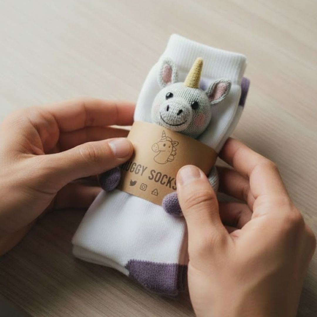 HUGGY Socks Unicorn