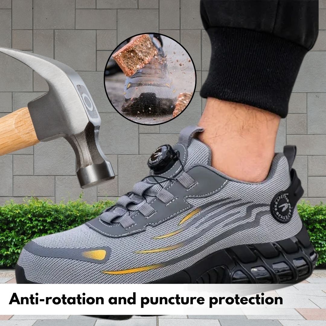 SafeStep - ergonomic and pain-relieving safety shoe - certified according to EN ISO 20345