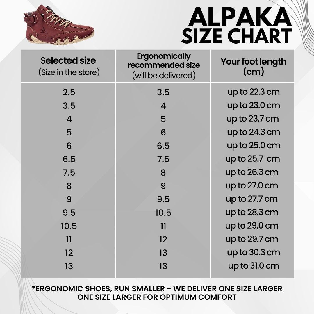 Alpaka - orthopedic, waterproof & non-slip leather barefoot shoes