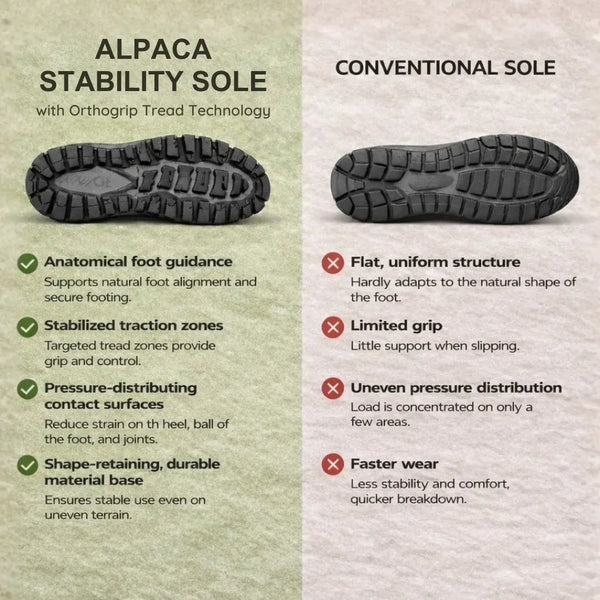 Alpaca - ergonomic & waterproof barefoot shoes