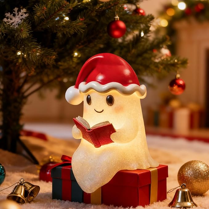 Handmade Christmas Ghost Light