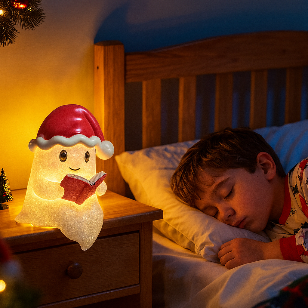 Handmade Christmas Ghost Light