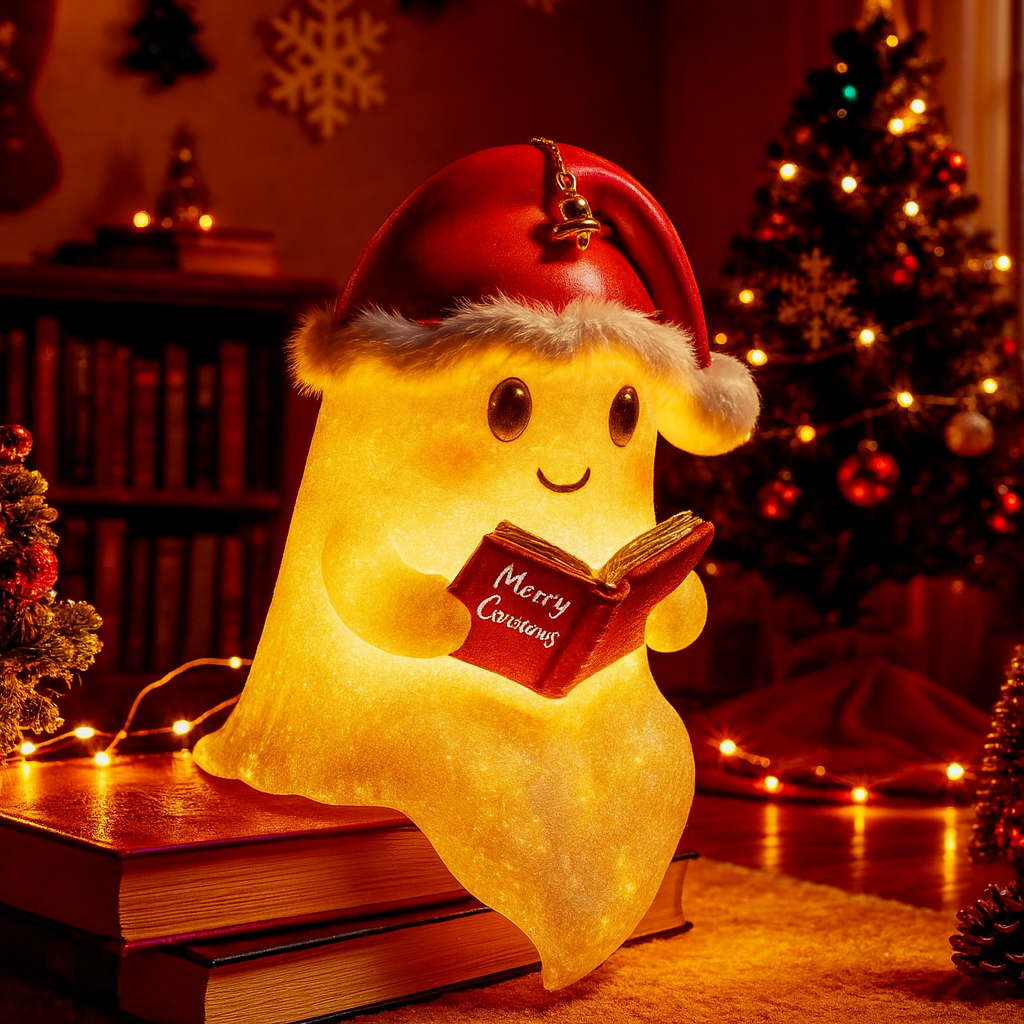 Handmade Christmas Ghost Light