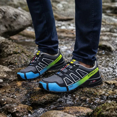 Customer wearing WALKREADY shoes