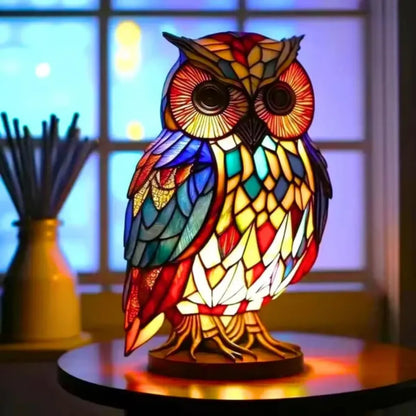 Light Owl - handmade lamp that makes hearts shine