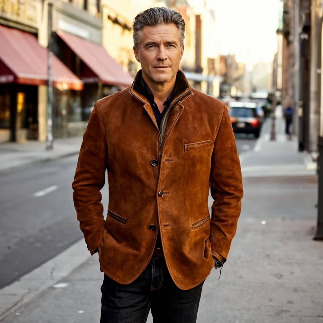 Clooney - high quality all day leather jacket